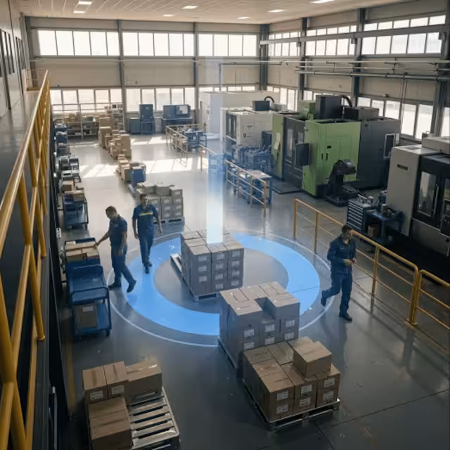 asset visibility used on warehouse floor