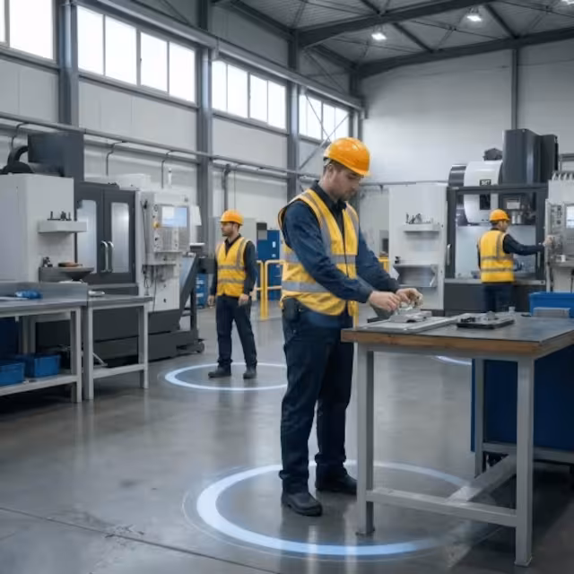 workers on a factory floor